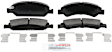 BE1363H Front Blue Series Semi-metallic Brake Pad Set