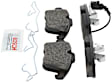 2017 Volkswagen Tiguan - Front Semi-metallic Brake Pad Set, 2.0L 4Cyl, Blue Series