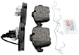 2017 Volkswagen Tiguan - Front Semi-metallic Brake Pad Set, 2.0L 4Cyl, Blue Series