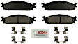 2011 Lincoln MKT - Front Ceramic Brake Pad Set, 3.7L 6Cyl, Blue Series