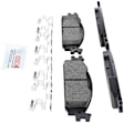 2011 Lincoln MKT - Front Ceramic Brake Pad Set, 3.7L 6Cyl, Blue Series
