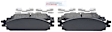 2011 Lincoln MKT - Front Ceramic Brake Pad Set, 3.7L 6Cyl, Blue Series
