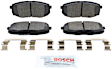 2012 Hyundai Elantra - Front Ceramic Brake Pad Set, Hatchback, 2.0L 4Cyl, Blue Series