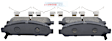 2012 Toyota Venza - Front Ceramic Brake Pad Set, 2.7L 4Cyl, Blue Series