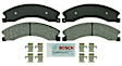 2018 Chevrolet Express 4500 - Rear Ceramic Brake Pad Set, 6.0L 8Cyl, Blue Series