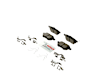 2019 Toyota Prius - Rear Ceramic Brake Pad Set, 1.8L 4Cyl, With Spreadfingers on Pad Spring., Blue Series
