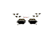 2019 Toyota Prius - Rear Ceramic Brake Pad Set, 1.8L 4Cyl, With Spreadfingers on Pad Spring., Blue Series