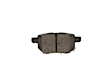 2019 Toyota Prius - Rear Ceramic Brake Pad Set, 1.8L 4Cyl, With Spreadfingers on Pad Spring., Blue Series