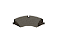 2010 Land Rover LR4 - Front Semi-metallic Brake Pad Set, 5.0L 8Cyl, Euroline Series