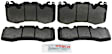 BE1426 Front Blue Series Semi-metallic Brake Pad Set