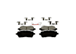 2014 Mazda 2 - Front Ceramic Brake Pad Set, 1.5L 4Cyl, Euroline Series
