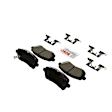 2019 Ford Fiesta - Front Ceramic Brake Pad Set, 1.6L 4Cyl, Naturally Aspirated, Blue Series