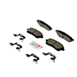 2019 Ford Fiesta - Front Ceramic Brake Pad Set, 1.6L 4Cyl, Naturally Aspirated, Blue Series
