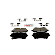 2019 Ford Fiesta - Front Ceramic Brake Pad Set, 1.6L 4Cyl, Naturally Aspirated, Blue Series
