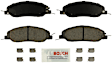 2012 Ford Mustang - Front Ceramic Brake Pad Set, 3.7L 6Cyl, Blue Series