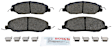 2012 Ford Mustang - Front Ceramic Brake Pad Set, 3.7L 6Cyl, Blue Series