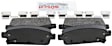 BE1468H Rear Blue Series Semi-metallic Brake Pad Set