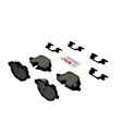 2020 BMW X3 - Rear Semi-metallic Brake Pad Set, Blue Series