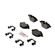 2020 BMW X3 - Rear Semi-metallic Brake Pad Set, Blue Series