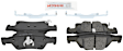 BE1498H Rear Blue Series Ceramic Brake Pad Set
