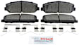 2021 Nissan Armada - Front Ceramic Brake Pad Set, 5.6L 8Cyl, Blue Series