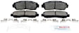 2022 Honda Passport - Front Ceramic Brake Pad Set, Blue Series