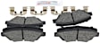 2014 Hyundai Elantra - Front Ceramic Brake Pad Set, Blue Series