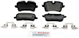 2017 Porsche Macan - Rear Semi-metallic Brake Pad Set, 3.0L 6Cyl, Except Ceramic Composite Brakes, Blue Series