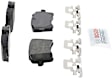 2017 Porsche Macan - Rear Semi-metallic Brake Pad Set, 3.0L 6Cyl, Except Ceramic Composite Brakes, Blue Series
