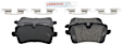 2017 Porsche Macan - Rear Semi-metallic Brake Pad Set, 3.0L 6Cyl, Except Ceramic Composite Brakes, Blue Series