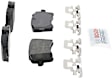 2017 Porsche Macan - Rear Semi-metallic Brake Pad Set, 3.0L 6Cyl, Except Ceramic Composite Brakes, Blue Series