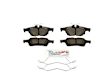 2012 Ford Focus - Rear Ceramic Brake Pad Set, BATTERY EV (EV/BEV), with Electronic Disc Brake Pad Wear Sensor(s), Blue Series
