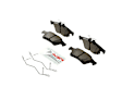 2012 Ford Focus - Rear Ceramic Brake Pad Set, BATTERY EV (EV/BEV), with Electronic Disc Brake Pad Wear Sensor(s), Blue Series