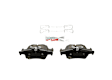 2012 Ford Focus - Rear Ceramic Brake Pad Set, BATTERY EV (EV/BEV), with Electronic Disc Brake Pad Wear Sensor(s), Blue Series