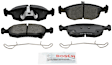 2012 Fiat 500 - Front Ceramic Brake Pad Set, 1.4L 4Cyl, Naturally Aspirated, GAS, Blue Series