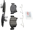 2012 Fiat 500 - Front Ceramic Brake Pad Set, 1.4L 4Cyl, Naturally Aspirated, GAS, Blue Series