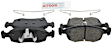 2012 Fiat 500 - Front Ceramic Brake Pad Set, 1.4L 4Cyl, Naturally Aspirated, GAS, Blue Series