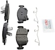 2012 Fiat 500 - Front Ceramic Brake Pad Set, 1.4L 4Cyl, Naturally Aspirated, GAS, Blue Series