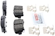 2015 Kia Soul EV - Rear Ceramic Brake Pad Set, Blue Series