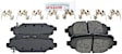 BE1596H Rear Blue Series Ceramic Brake Pad Set