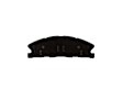 2013 Lincoln MKS - Front Ceramic Brake Pad Set, 3.7L 6Cyl, Blue Series