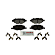 2016 Ford Explorer - Rear Semi-metallic Brake Pad Set, 3.5L 6Cyl, With Vented Rotors, Blue Series