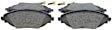 BE1633AH Front Ceramic Brake Pad Set