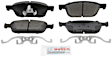 2015 Ford Escape - Front Ceramic Brake Pad Set, 1.6L 4Cyl, AWD, Blue Series