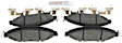 2022 Infiniti QX60 - Front Ceramic Brake Pad Set, 3.5L 6Cyl, Euroline Series