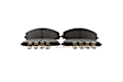 BE1680H Front Euroline Series Semi-metallic Brake Pad Set