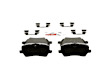 BE1692H Rear Blue Series Semi-metallic Brake Pad Set