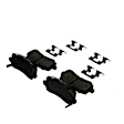BE1698H Rear Blue Series Ceramic Brake Pad Set