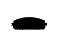 BE1709H Front Blue Series Ceramic Brake Pad Set