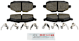 2015 Dodge Grand Caravan - Rear Ceramic Brake Pad Set, 3.6L 6Cyl, Without Heavy Duty Brakes, Blue Series